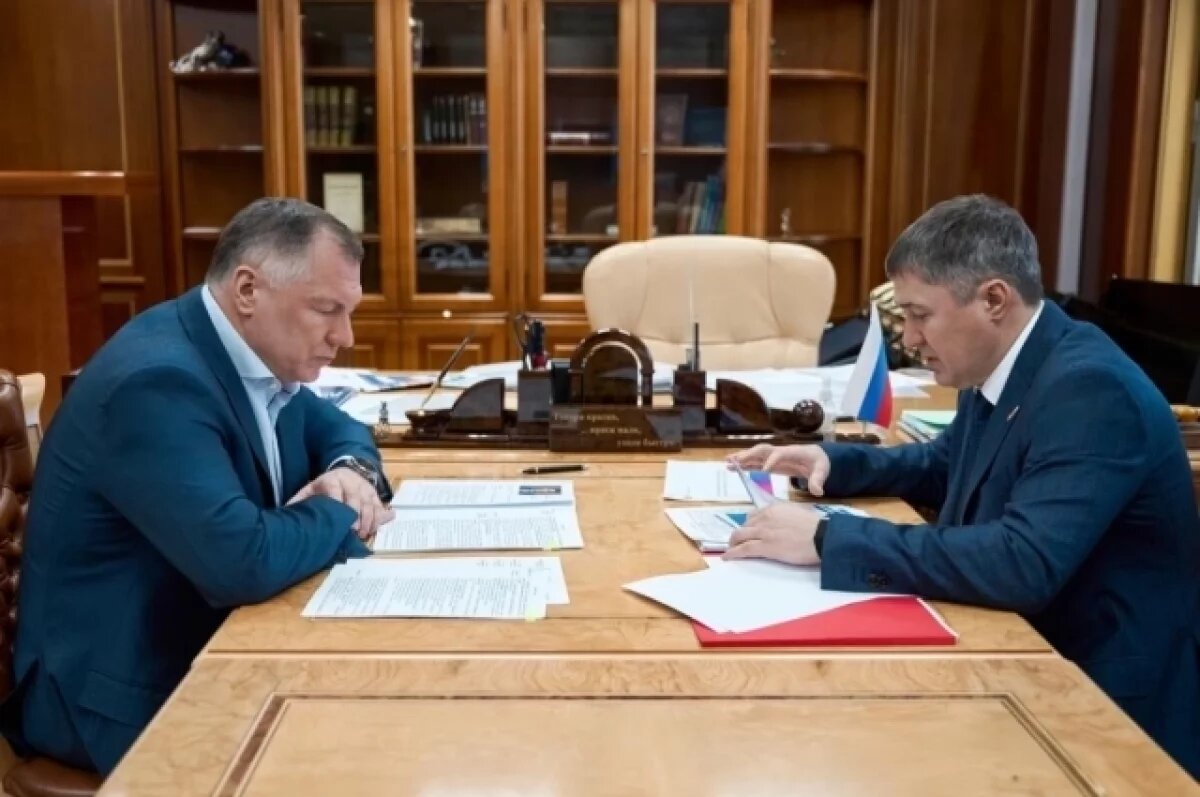    Марат Хуснуллин и Дмитрий Махонин обсудили реализацию важного нацпроекта