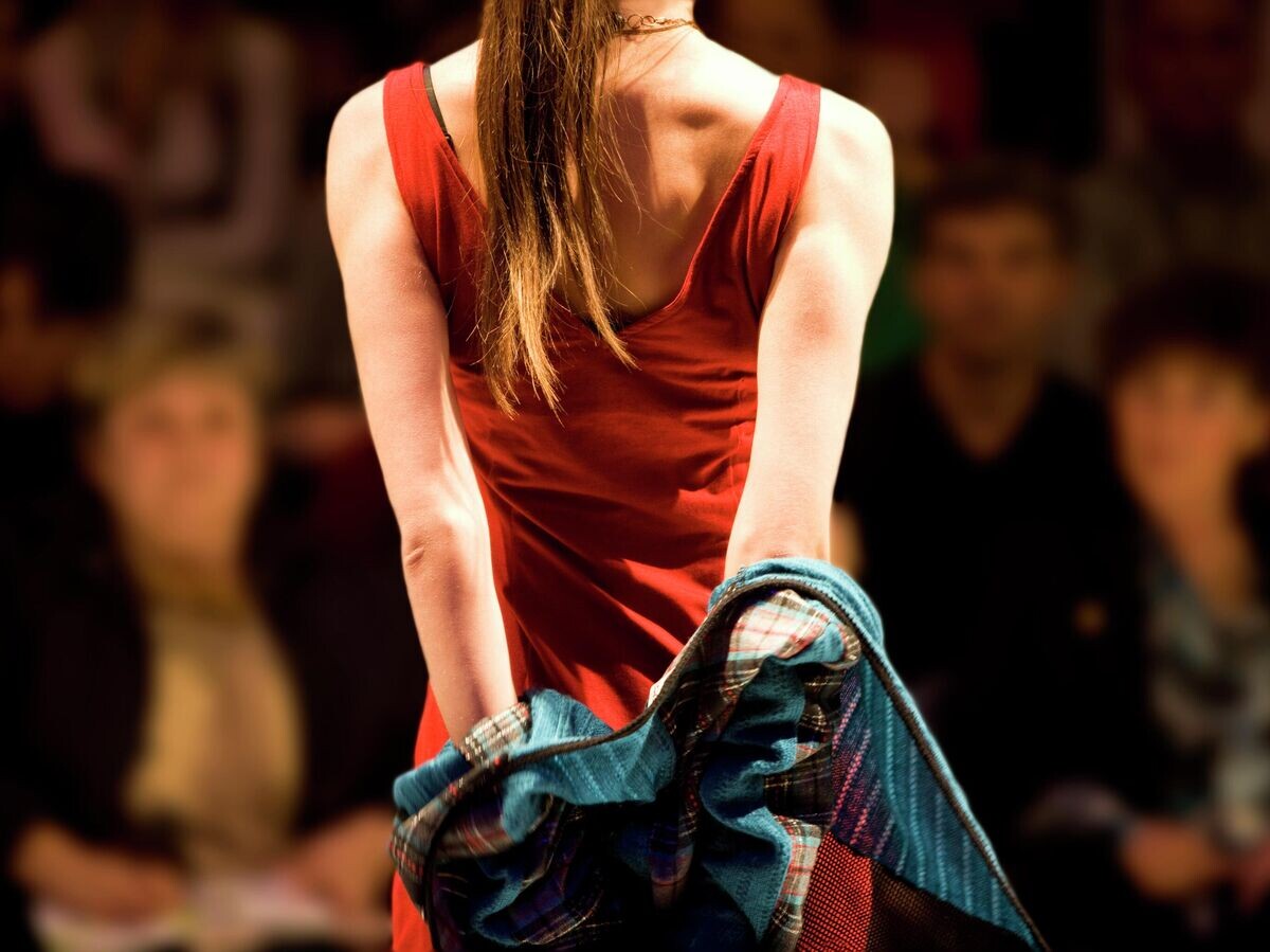    Модель во время показа | © Getty Images / webphotographeer