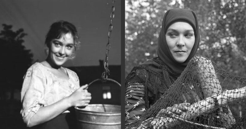    Молодая Александра Завьялова в одном из первых своих фильмов