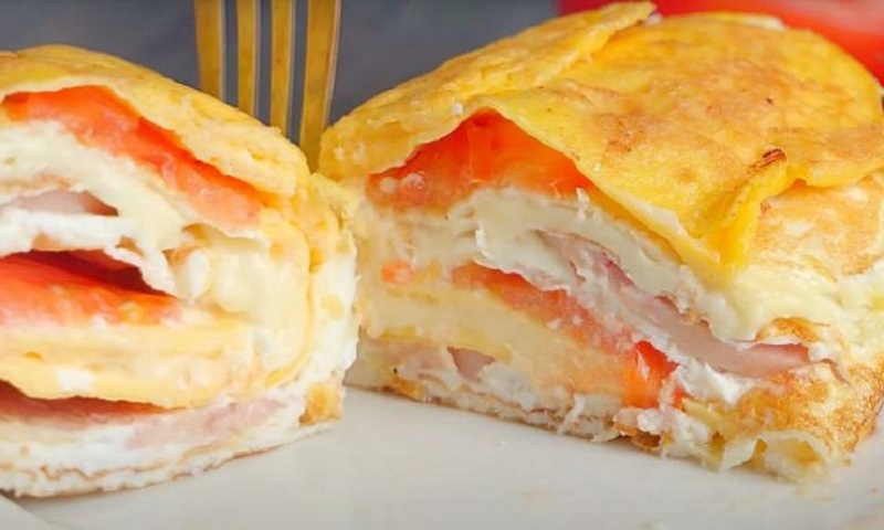 Слоёная яичница, тающая во рту: гастрономический восторг из простых продуктов