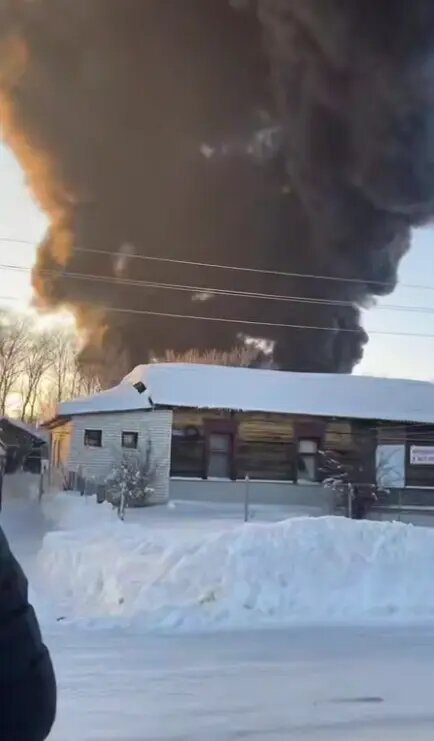    Фото: скриншот видео из telegram-канала «Тамбов. Происшествия»