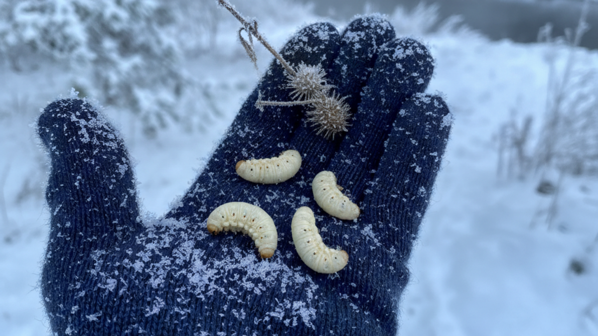 Репейник — эффективная насадка для зимней рыбалки