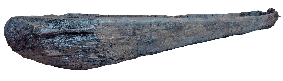 Долбленая лодка (чёлн), Воронежская область, Лискинский район, стоянка Щучье