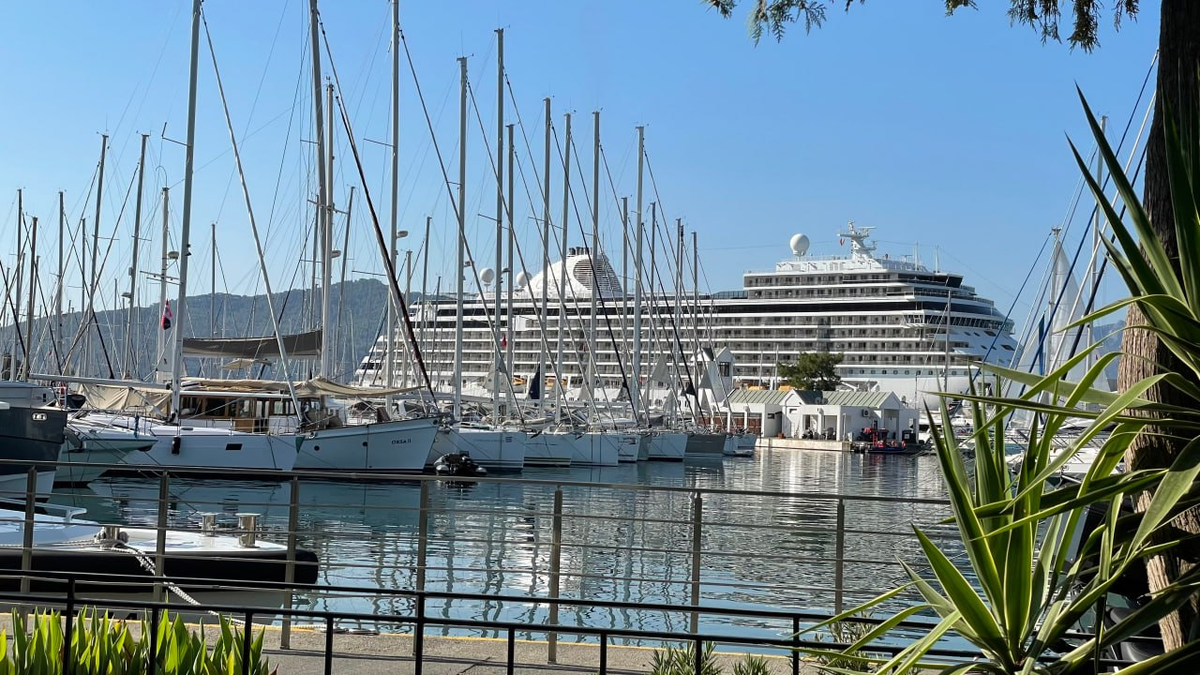 Вид на марину, г. Мармарис