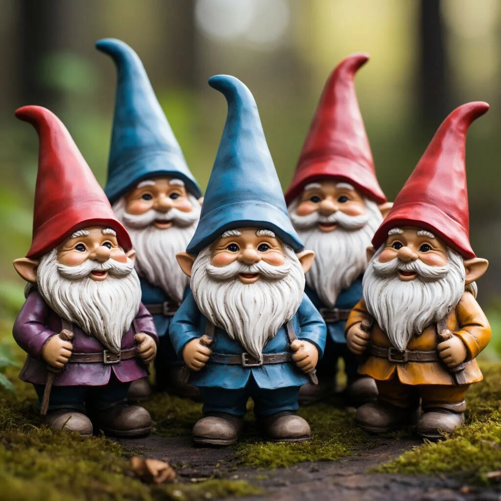 Гномы. Иллюстрация сгенерирована нейросетью