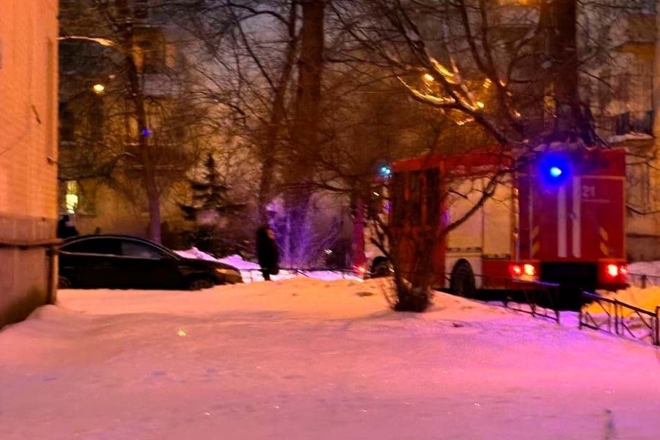    Кадр с места происшествия. Фото: vk.com/spb_today