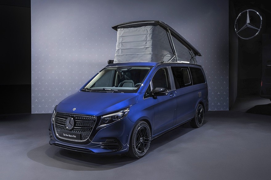    На фото: обновлённый кемпер Mercedes-Benz Marco Polo