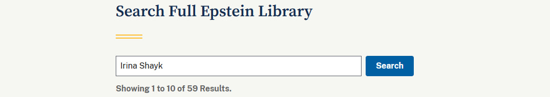     Ирина Шейк упоминается в файлах Эпштейна 59 раз