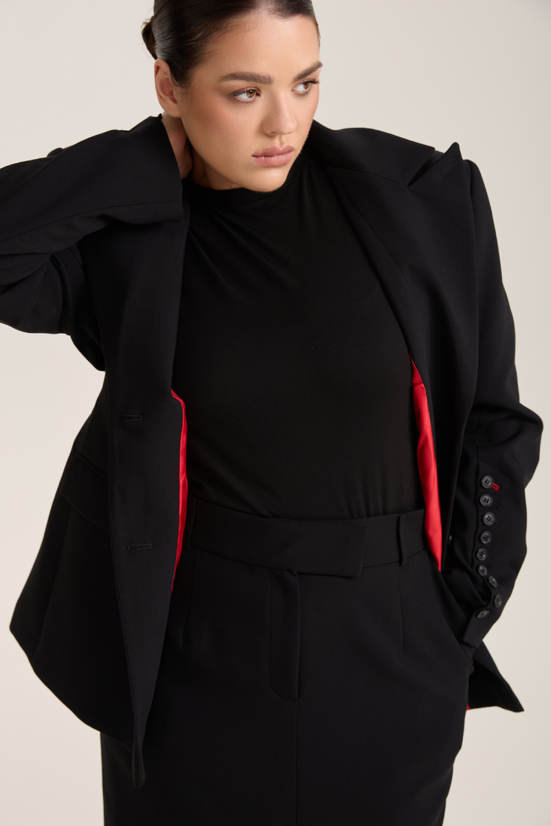 Жакет с красным подкладом 4FORMS