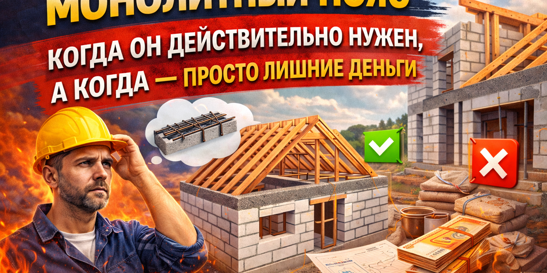 Монолитный пояс: когда он действительно нужен, а когда — просто лишние деньги