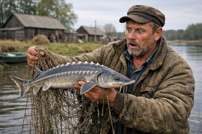 Житель Бурятии заплатит 1 млн рублей за выловленного в Байкале осетра