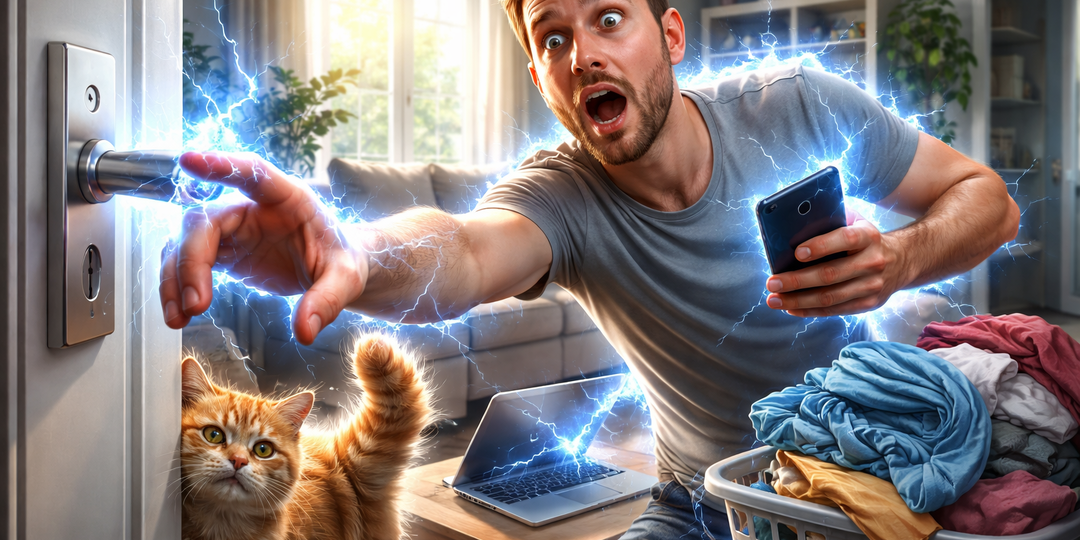 Почему повседневные предметы бьют нас током