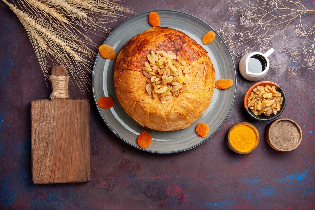 Простой пирог с курицей