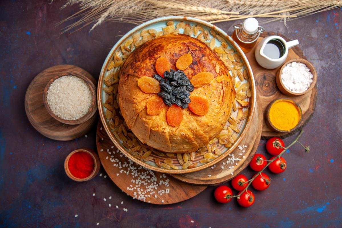 Простой пирог с курицей