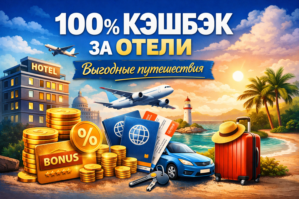 Туту.ру запускает для своих пользователей — 100% кэшбэк баллами за бронирование отелей