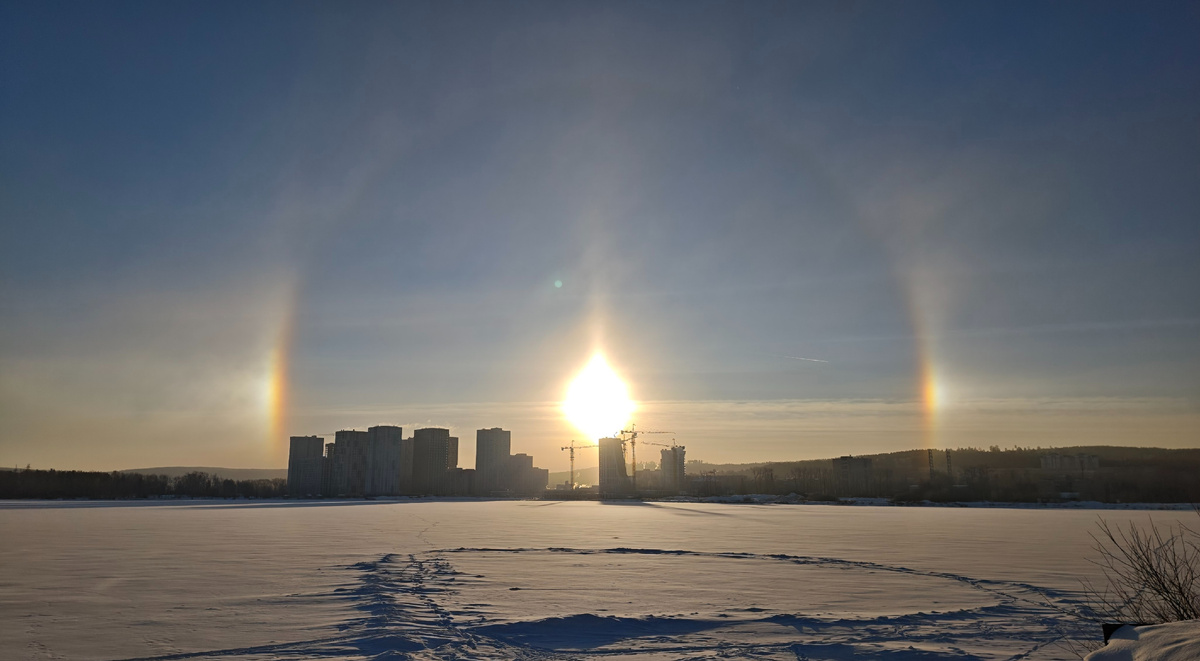 Гало как защитный купол над домами