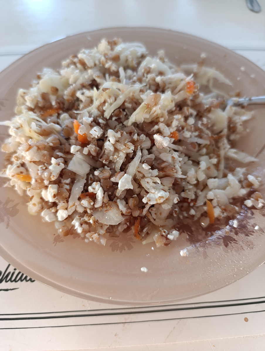 Фото автора. Тарелка с завтраком