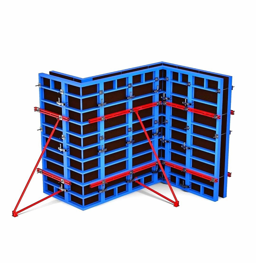 Крупнощитовая стальная опалубка. Фото из открытых источников