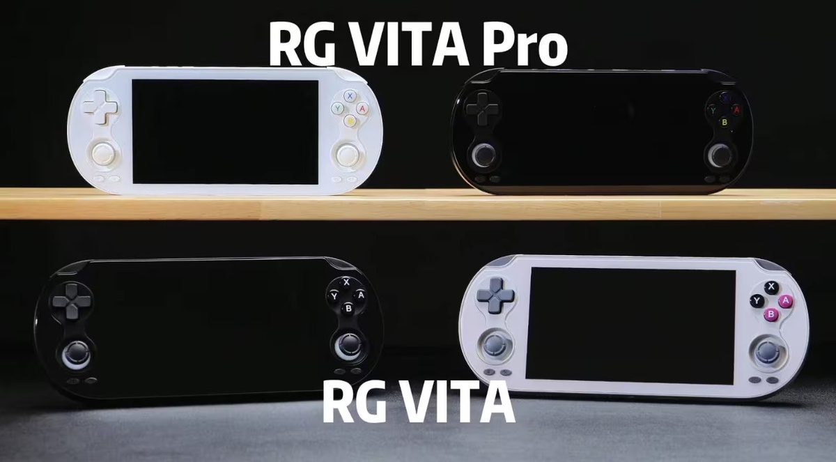    Anbernic анонсировала портативки RG VITA и RG VITA Pro с дизайном PS Vita