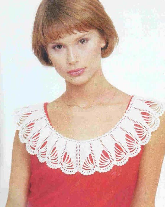 воротник крючком