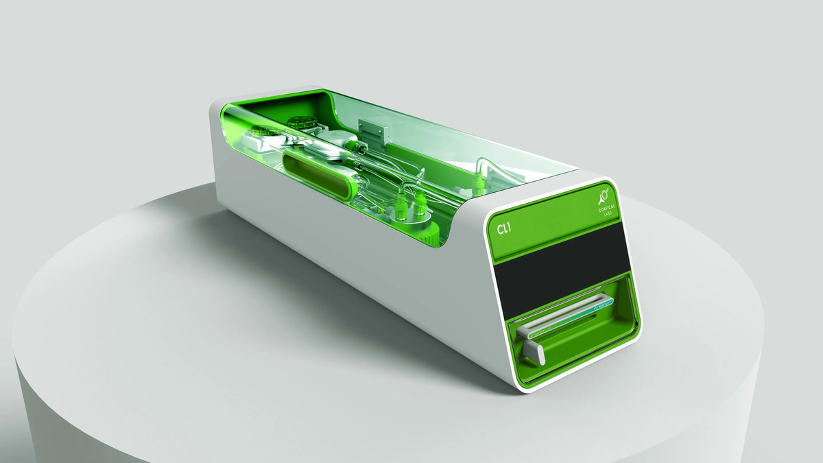 Вот так выглядит CL1 - компьютер, который работает на человеческих нейронах