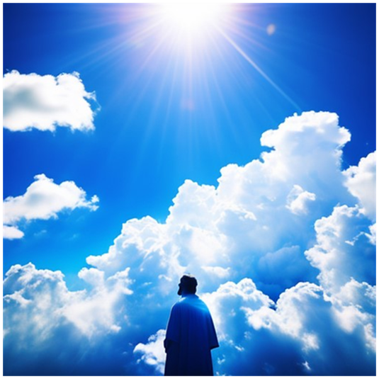 Сгенерировано ИИ- обращение к Небесам.