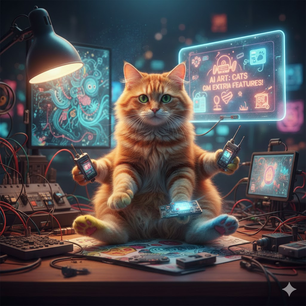 Ну да, очередная технологическая игрушка, умеющая рисовать котов с шестью лапами