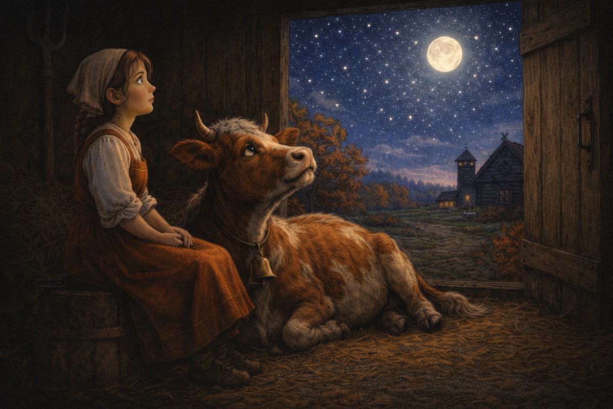 Но по вечерам она приходила в стойло, садилась на своё ведро, и они с Рябкой говорили. О том, что было. О том, что будет. О том, что делать дальше.