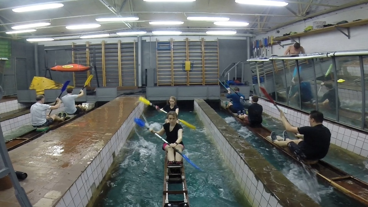 Синхронная гребля по метроному