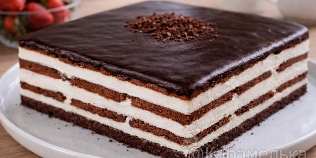 Шоколадное наслаждение без выпечки: торт, который всегда удаётся