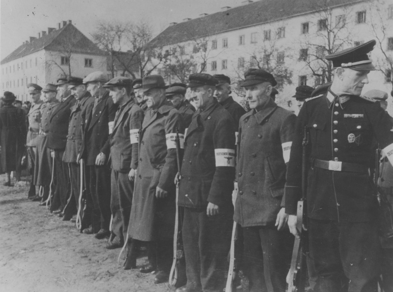 Фольксштурм в Кёнигсберге, осень 1944-го. 