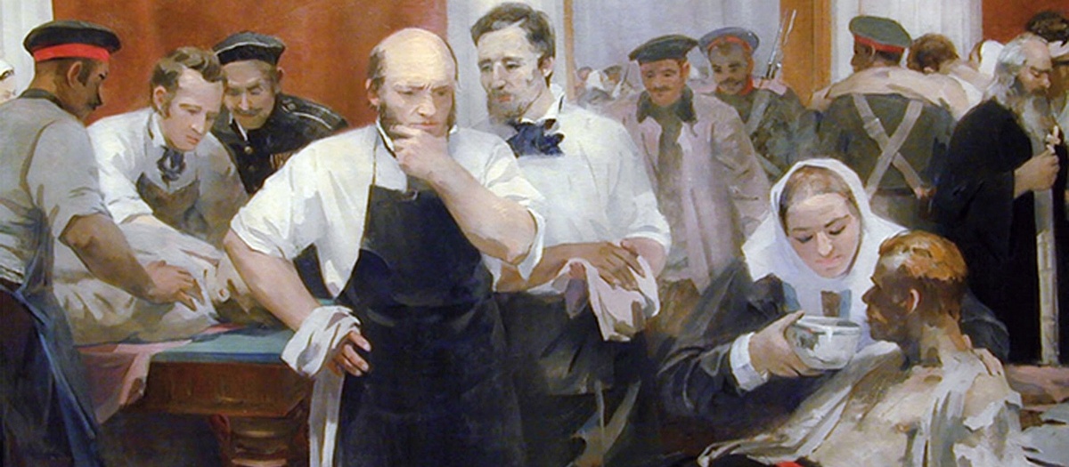 В Севастопольском госпитале (картина Михаила Труфанова). © Соцсети