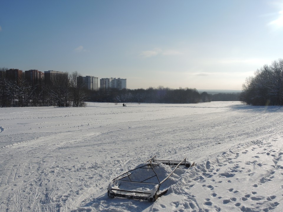    Вот здесь планируется строить лыжероллерную трассу. Алексей КОТМЫШЕВ