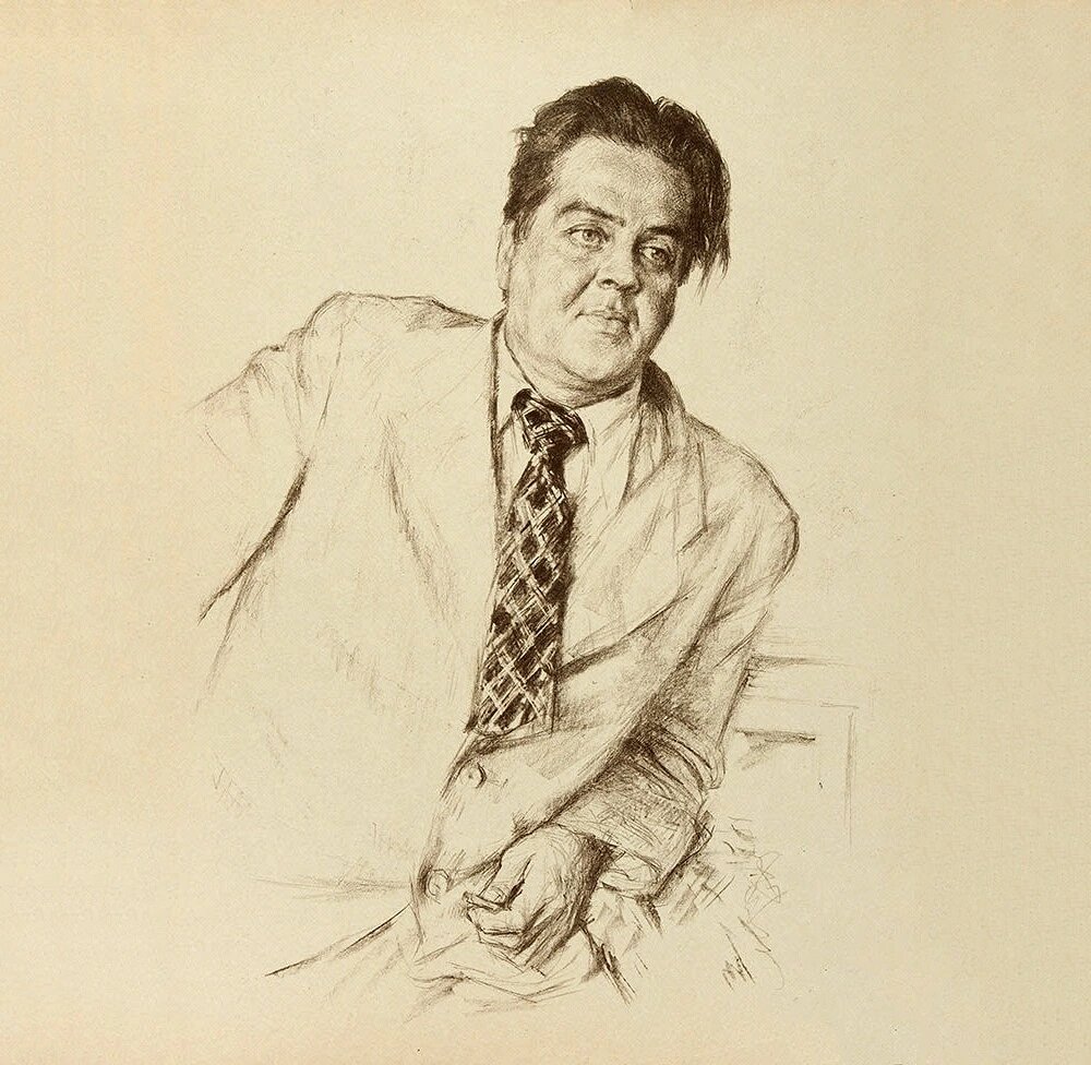 Г. Верейский. Портрет Юрия Васнецова, 1947