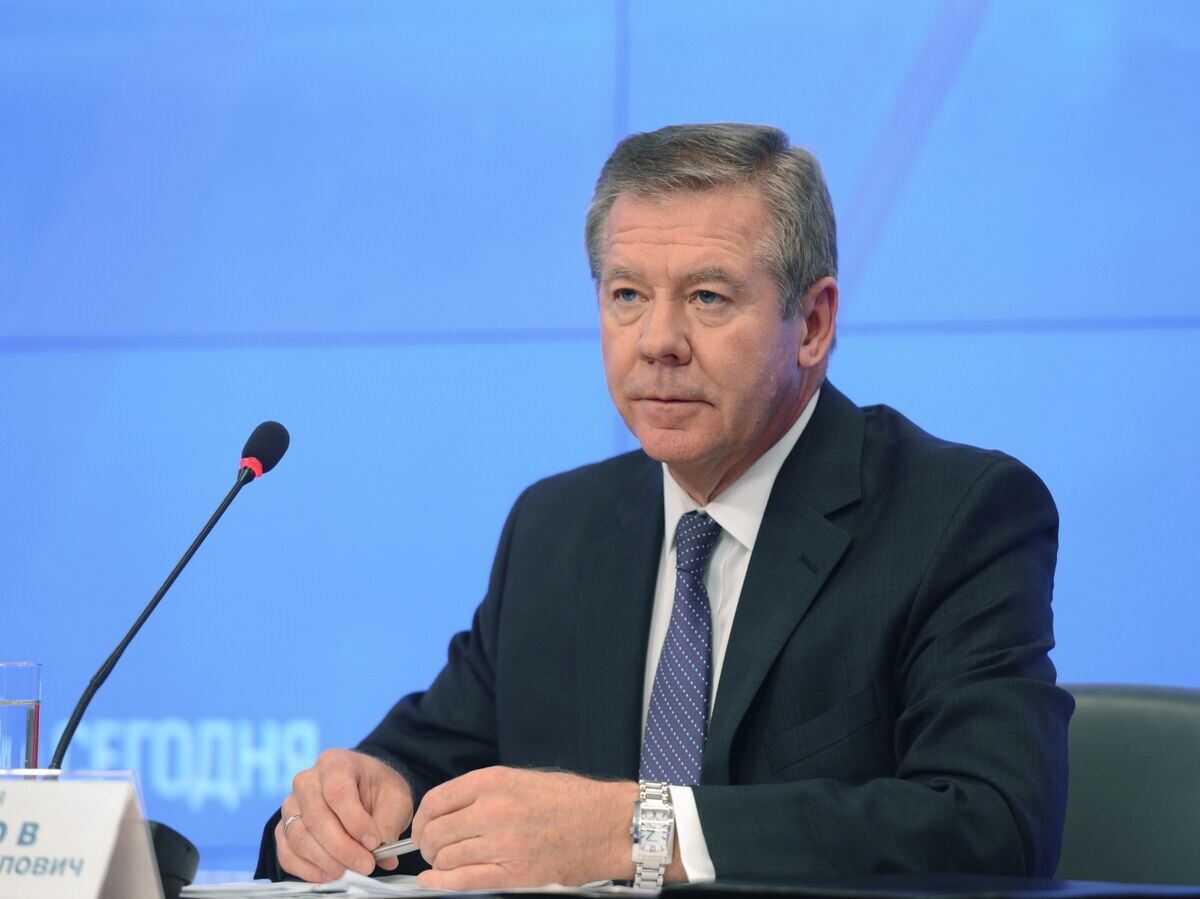    Геннадий Гатилов отвечает на вопросы журналистов на пресс-конференции в МИА "Россия Сегодня" | © РИА Новости / Евгений Биятов