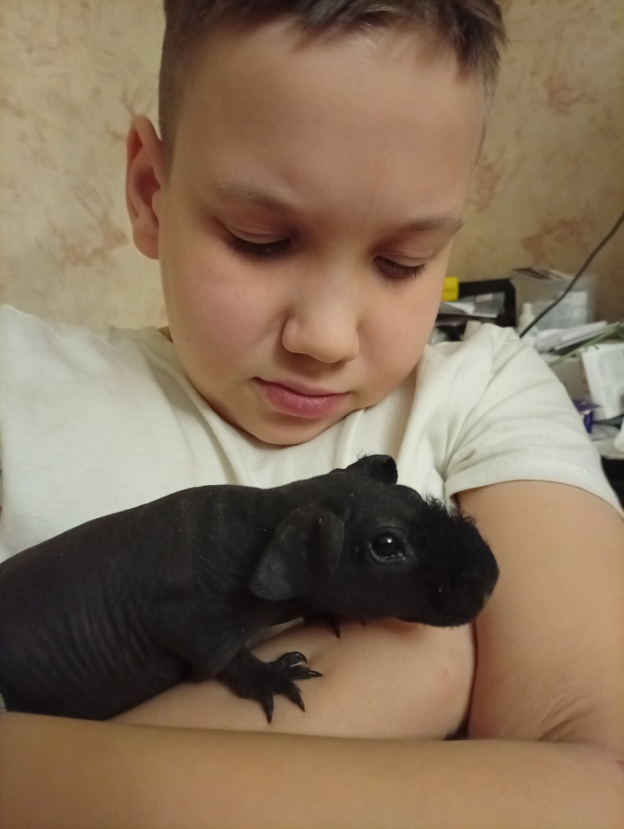 Сын и свин)))) фото мое