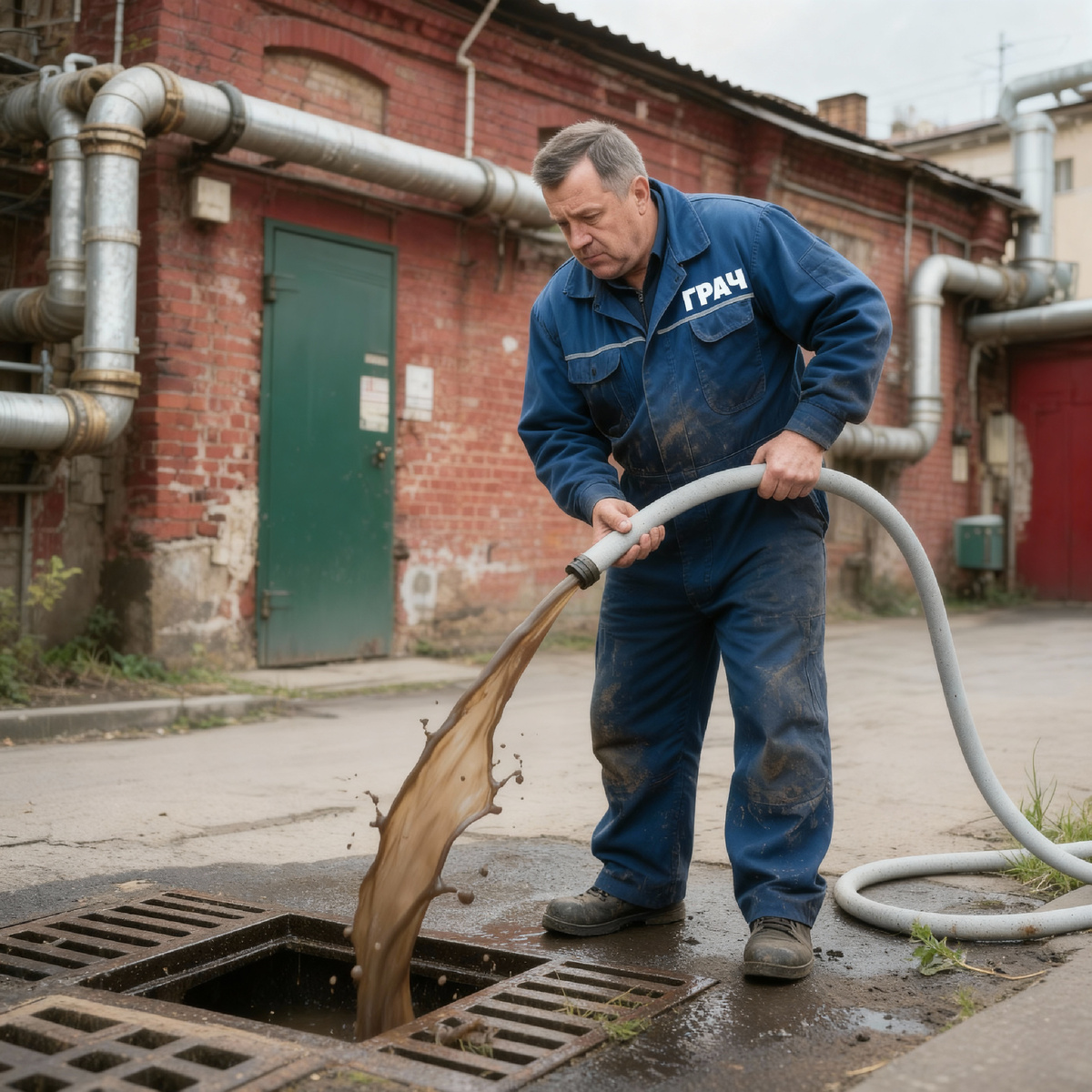 Даже на этапе финишного пролива из системы зачастую выходит вот такое "содержимое"