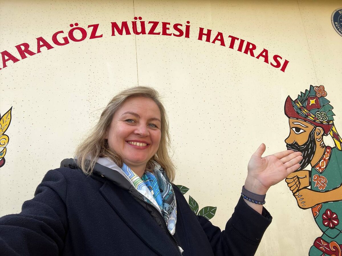 Музей турецкого театра теней «Карагёз». На фото Климова Ксения Анатольевна.