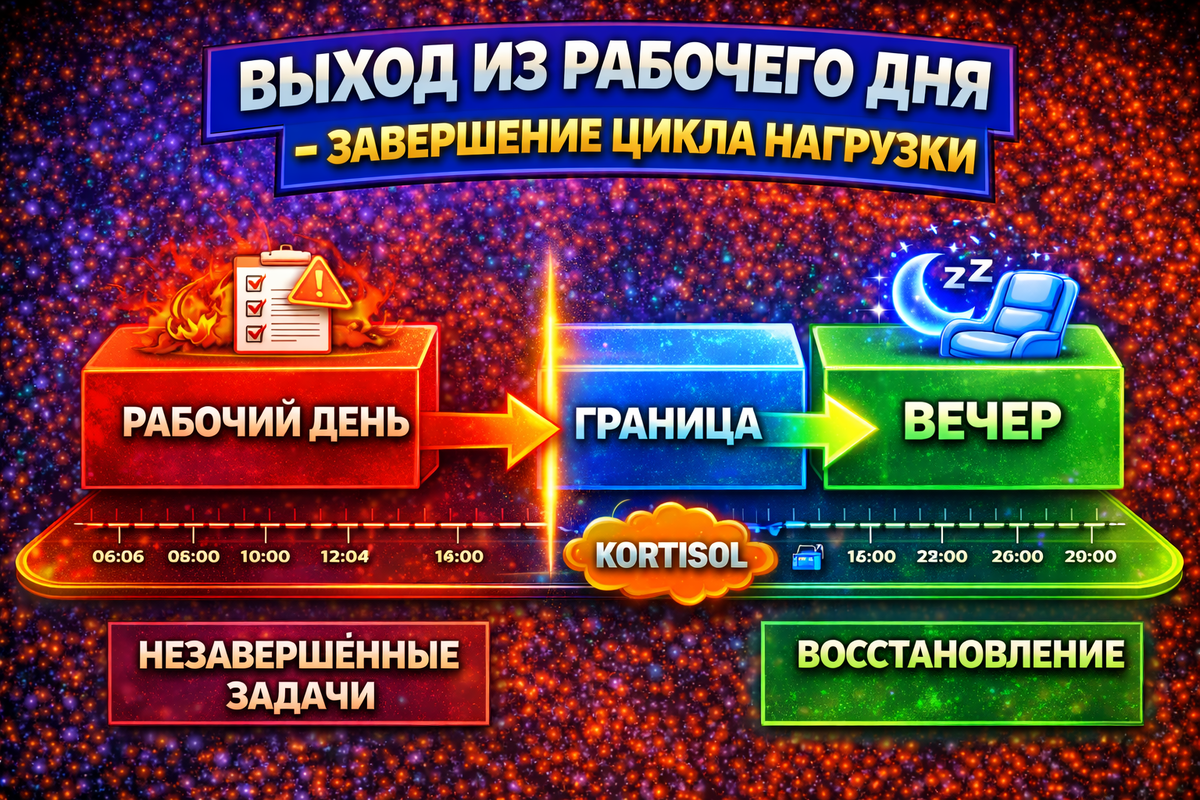 Выход из рабочего дня