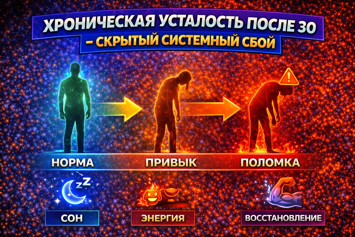 Хроническая усталость: скрытый сбой
