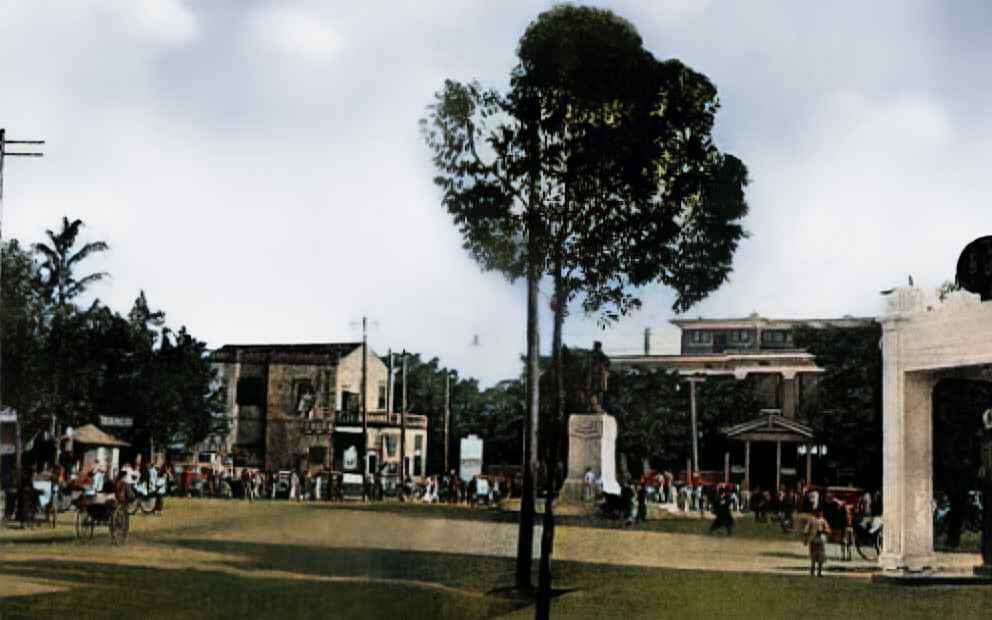 Площадь вокзала Дашатоу