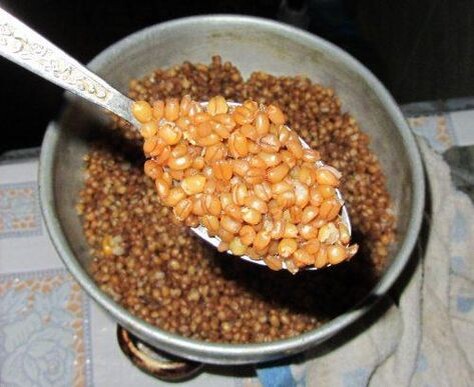 Варёная пшеница