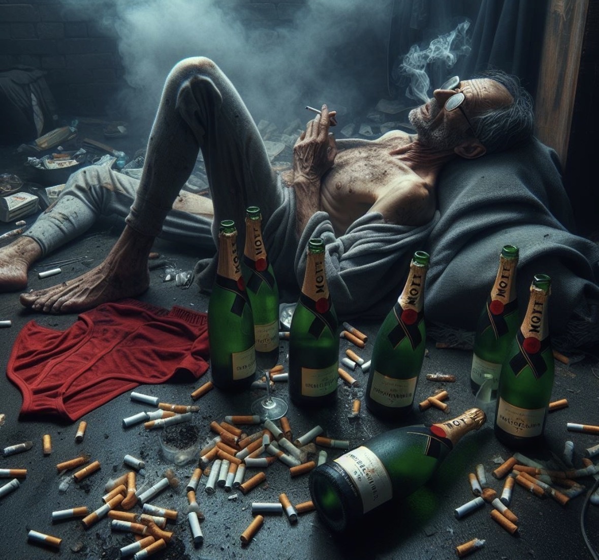 Алкоголь не спасёт.