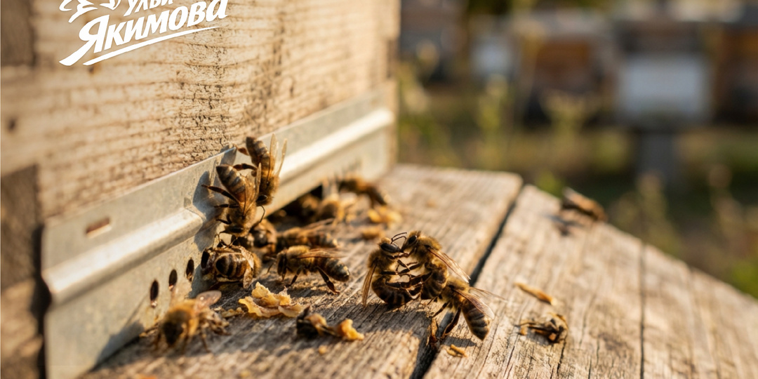 Пчёлы-воровки — как распознать налёт и спасти улей