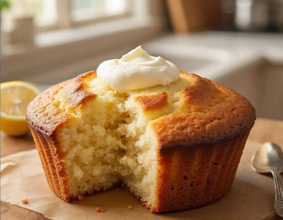 Вкусный кекс на сметане