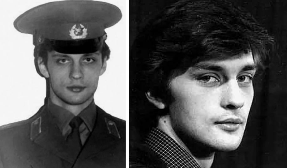 Александр Домогаров в армии, в молодости. Яндекс картинки.