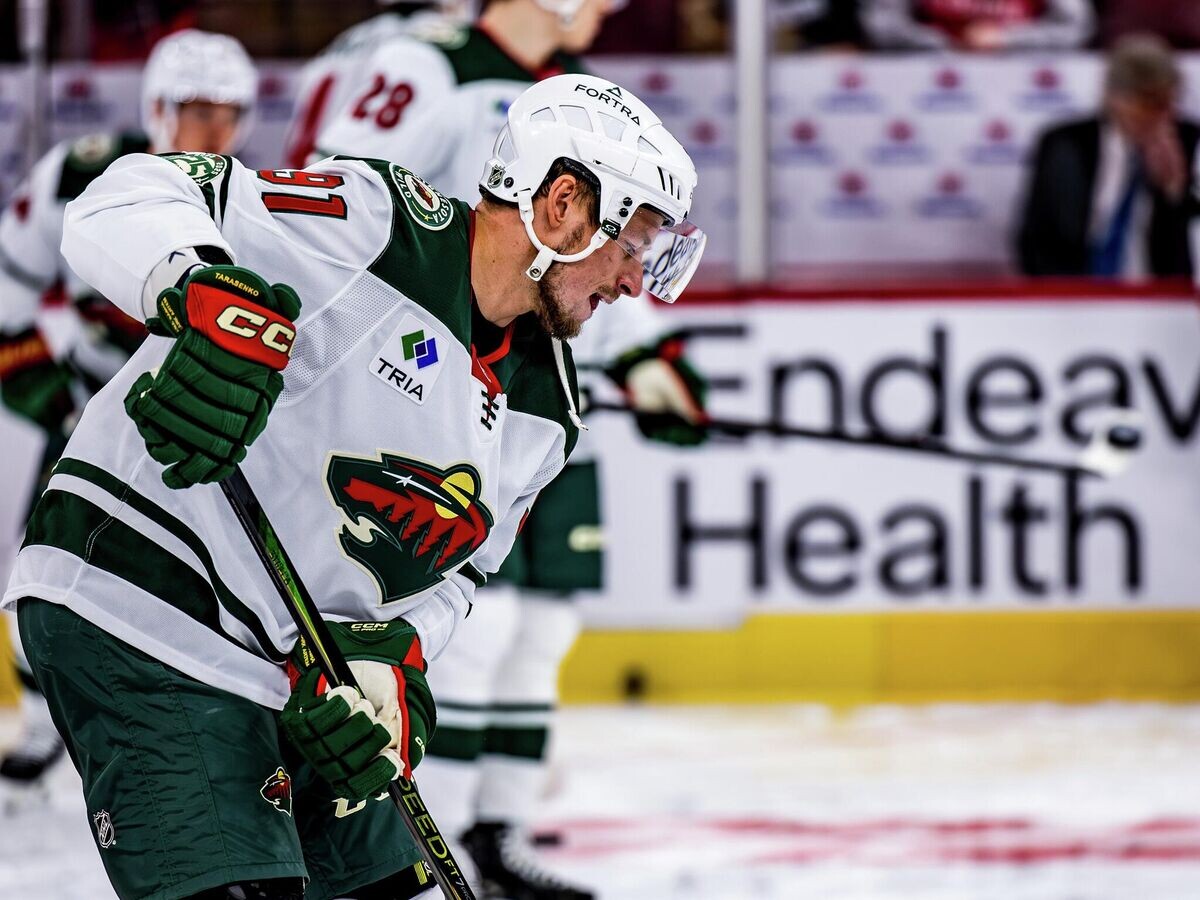    Хоккеист "Миннесоты Уайлд" Владимир Тарасенко | © Фото : x.com/mnwild