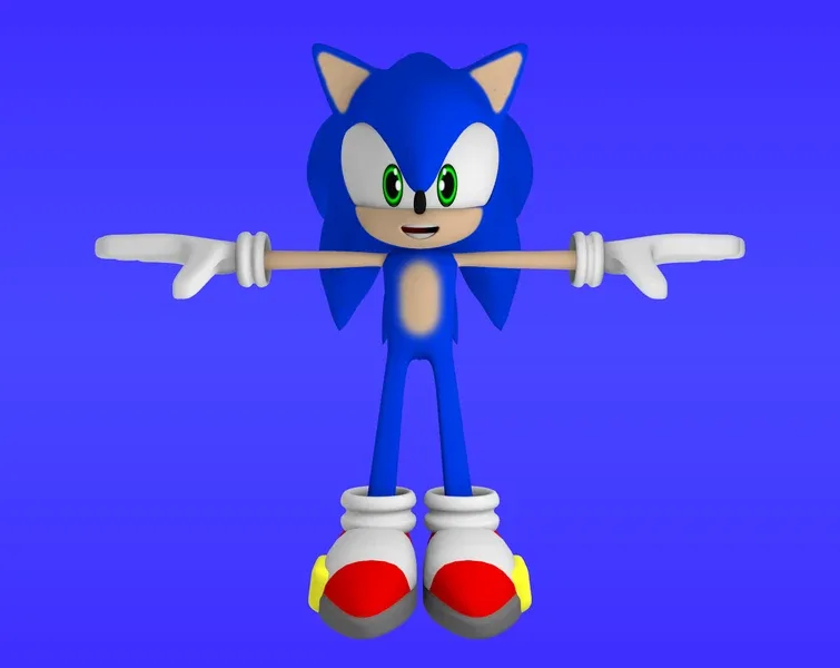 поза модели по умолчанию в редакторе