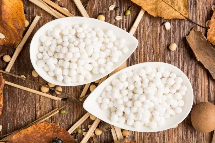  Тапиока – это пищевой продукт, который получают из корней тропического растения маниока   © Freepik. evening_tao