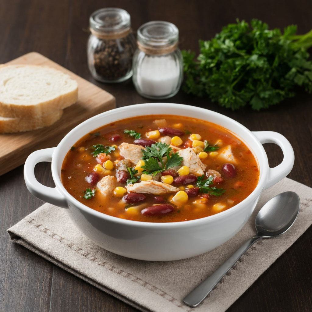 Сытный суп с курицей, фасолью и кукурузой: яркий вкус и минимум хлопот 🍲